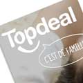 logo de coffret box TOPDEAL pour vol biplace parapente